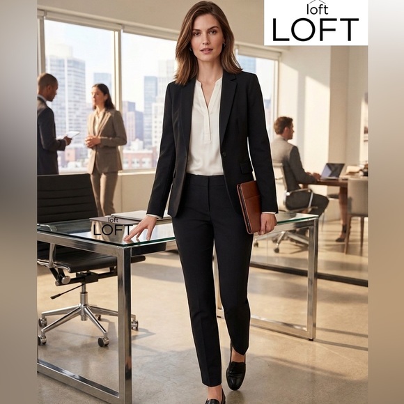 LOFT Pants - LOFT Black Women's Tailored Stretch Classic Skinny Pants